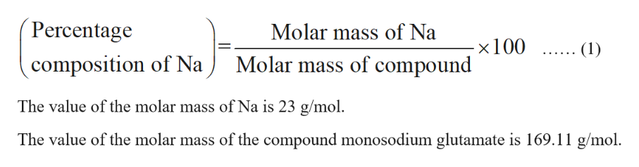 Answered Monosodium Glutamate Nac5h8no4 Is Bartle