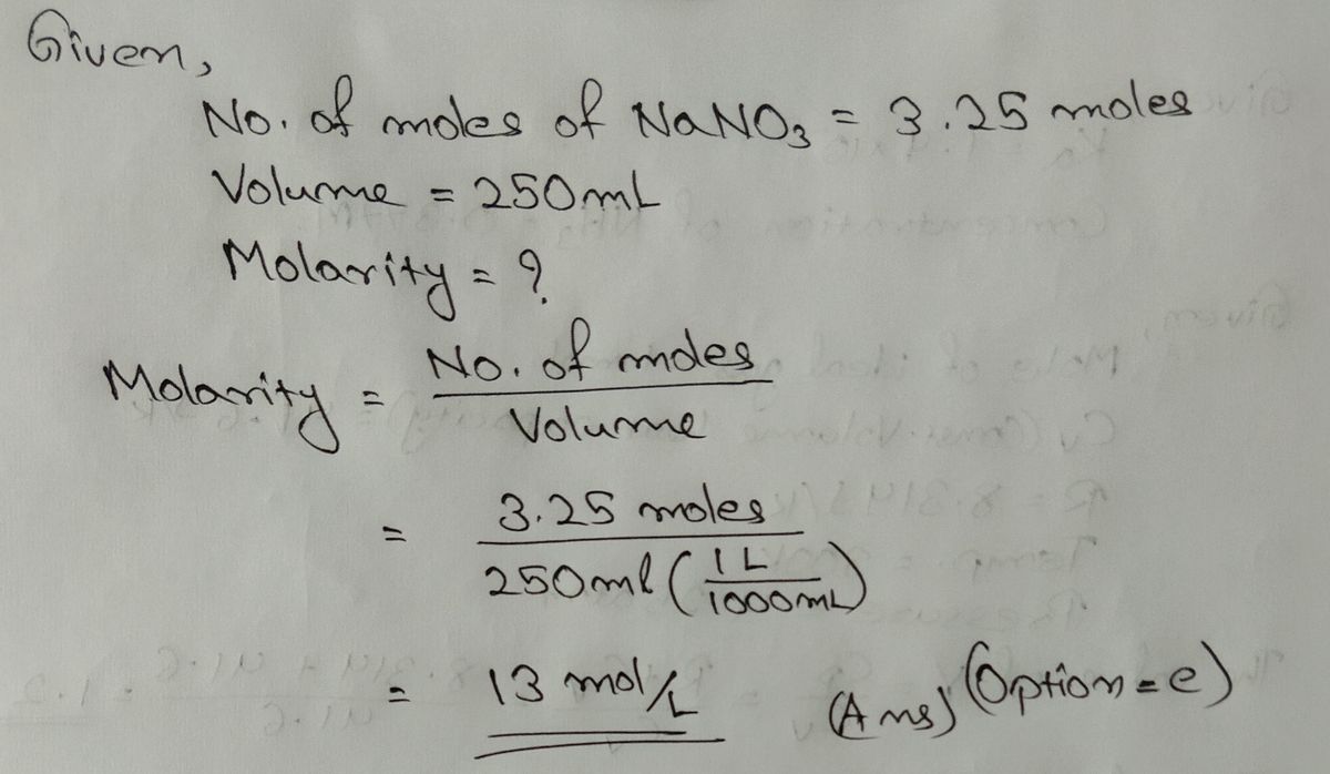 Chemistry homework question answer, step 1, image 1