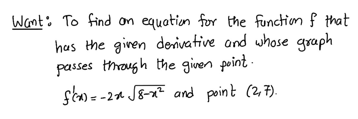 Advanced Math homework question answer, step 1, image 1