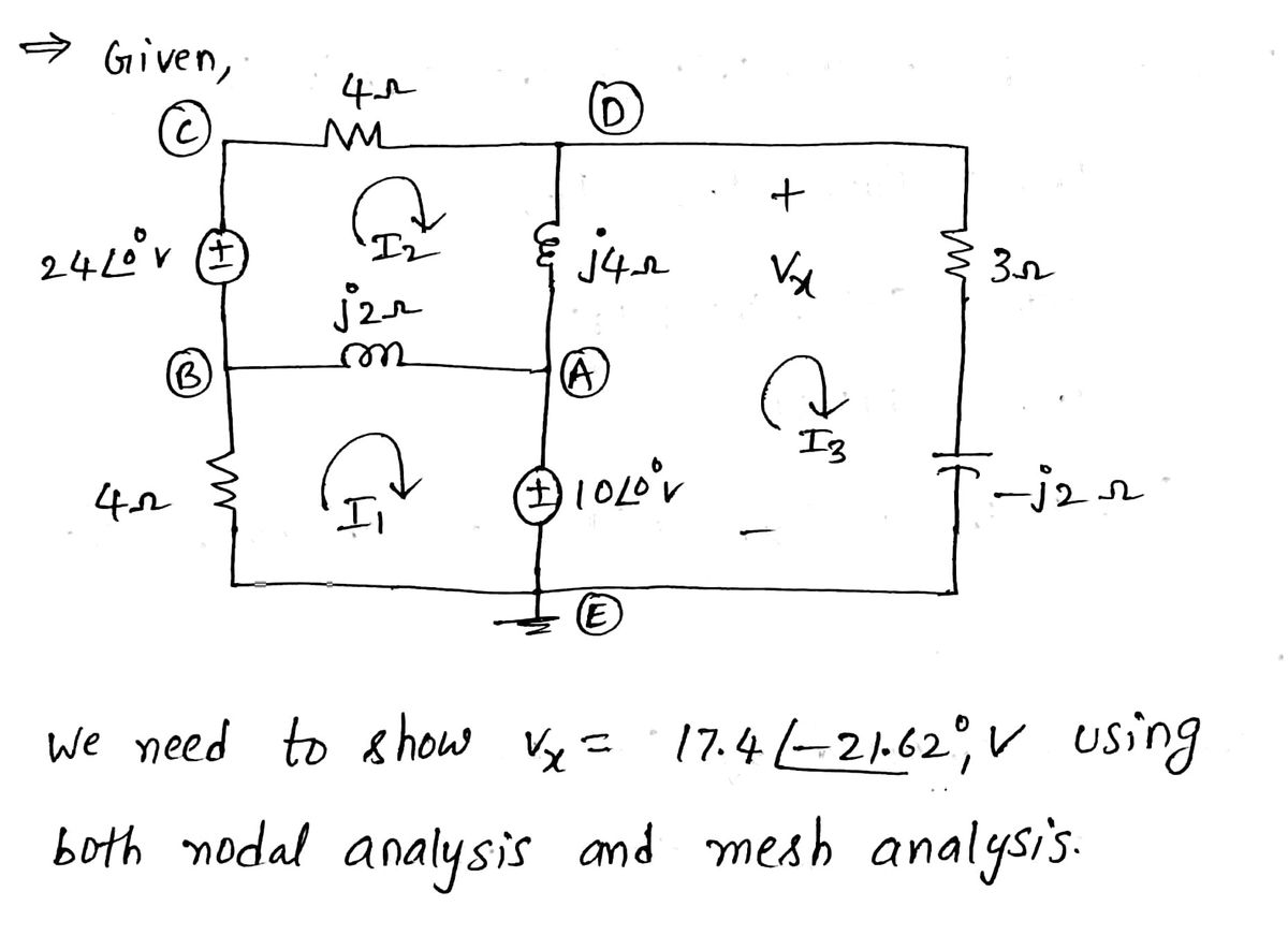 Electrical Engineering homework question answer, step 1, image 1