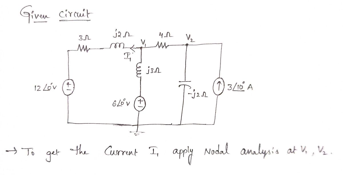 Electrical Engineering homework question answer, step 1, image 1