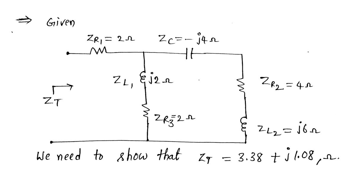 Electrical Engineering homework question answer, step 1, image 1