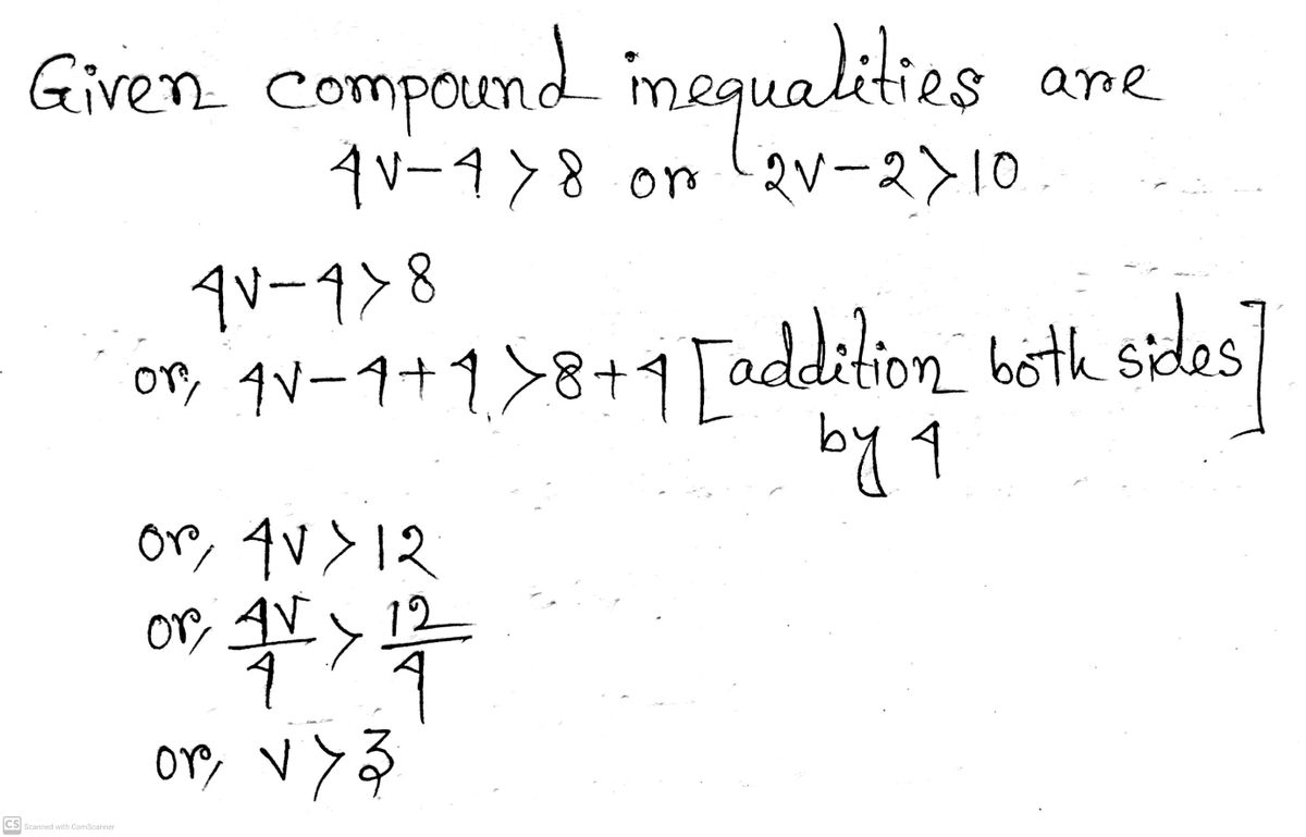 Algebra homework question answer, step 1, image 1