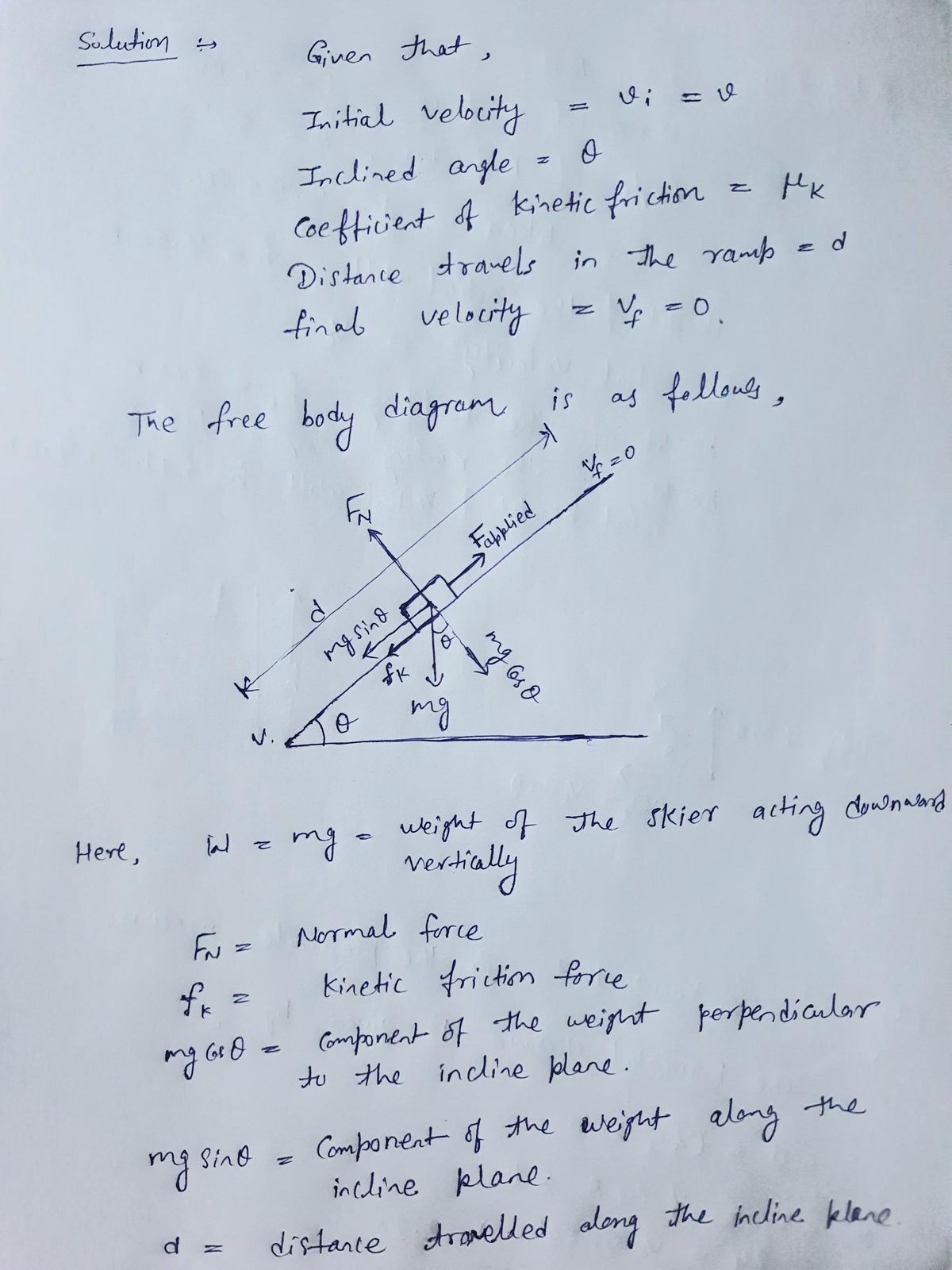 Physics homework question answer, step 1, image 1