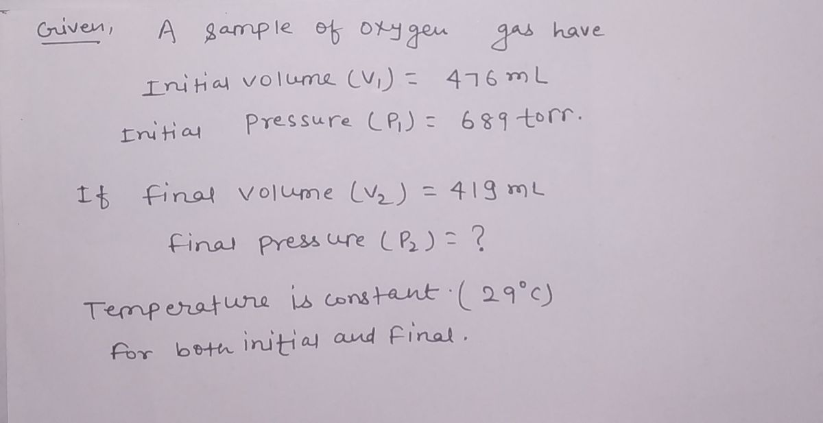 Chemistry homework question answer, step 1, image 1