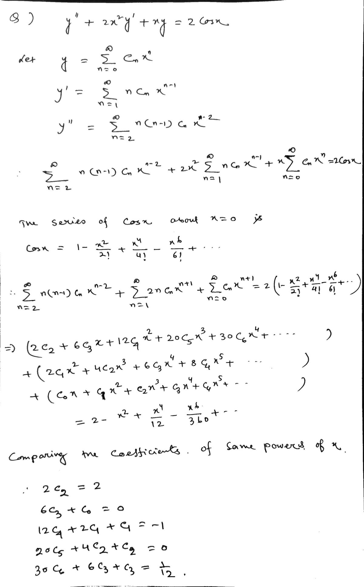 Advanced Math homework question answer, step 1, image 1