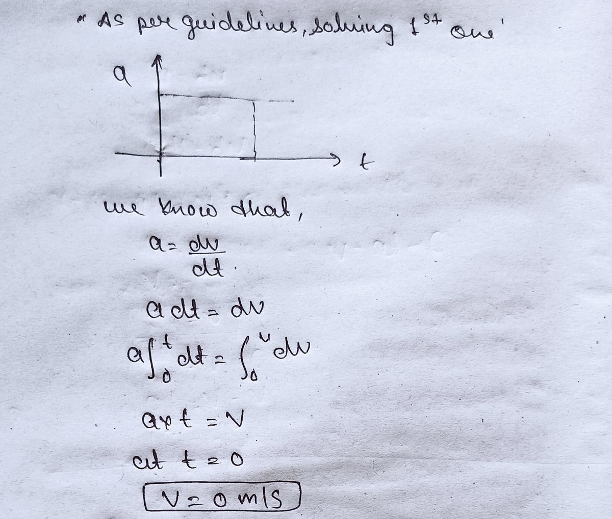 Physics homework question answer, step 1, image 1