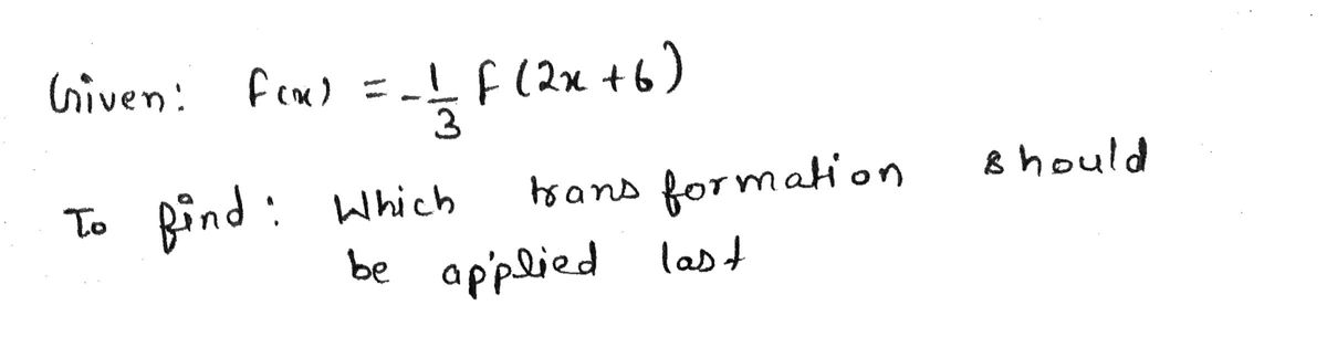 Algebra homework question answer, step 1, image 1