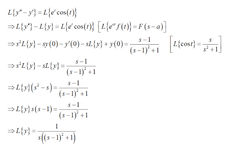 Answered Use The Laplace Transform To Solve The Bartleby