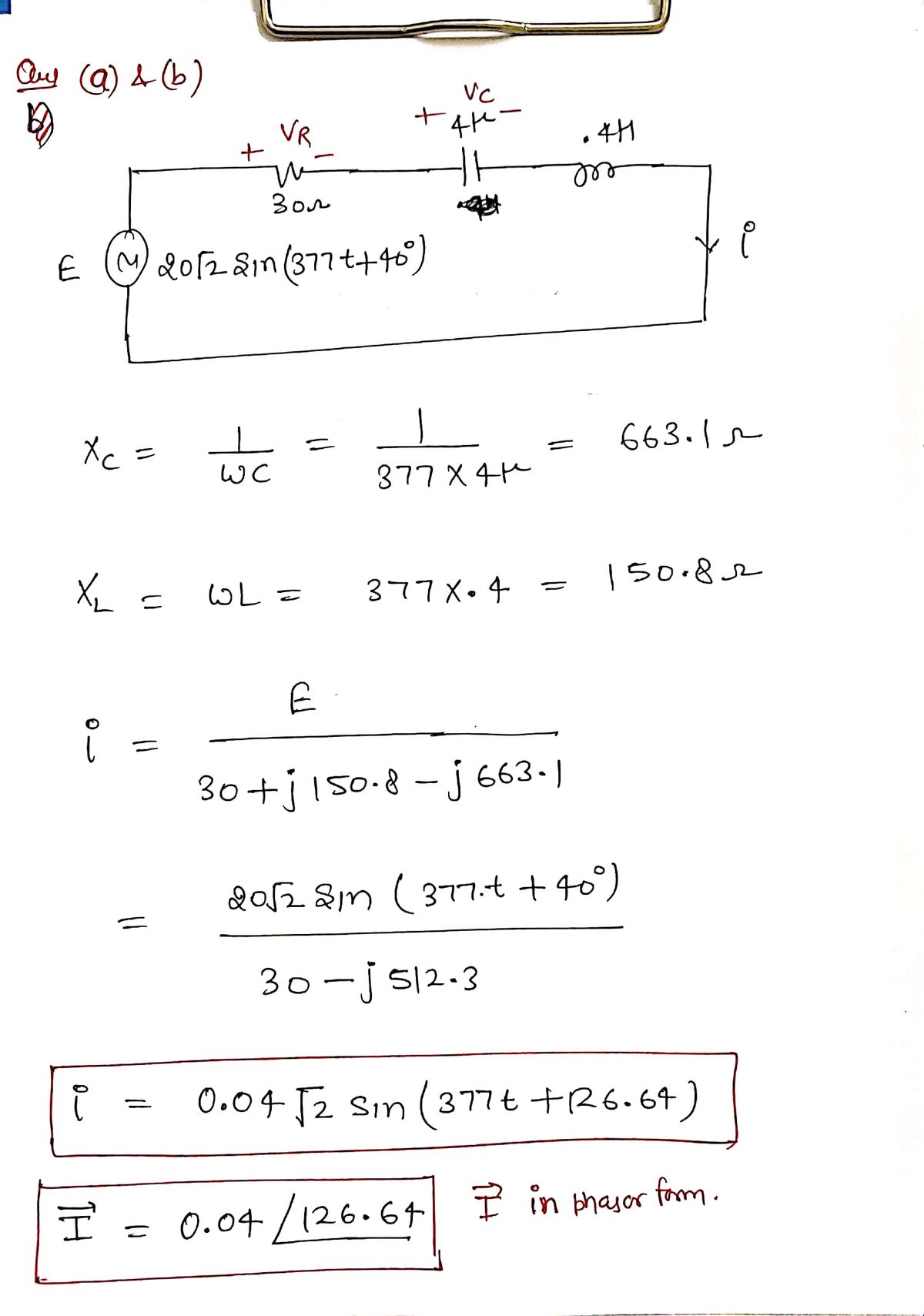 Answered: For The Circuit In Fig. Below: B. Draw… | Bartleby