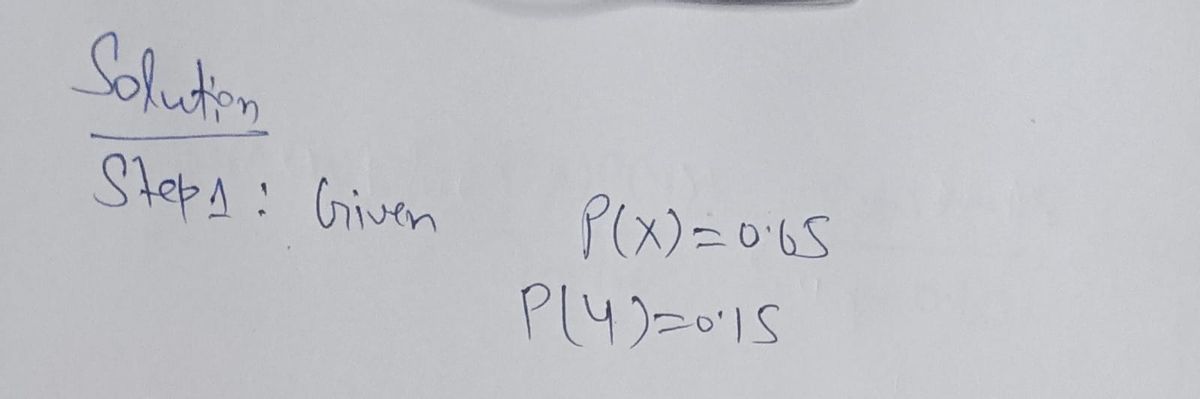 Probability homework question answer, step 1, image 1