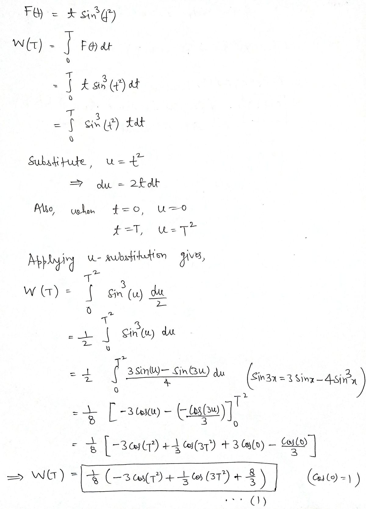 Calculus homework question answer, step 1, image 1