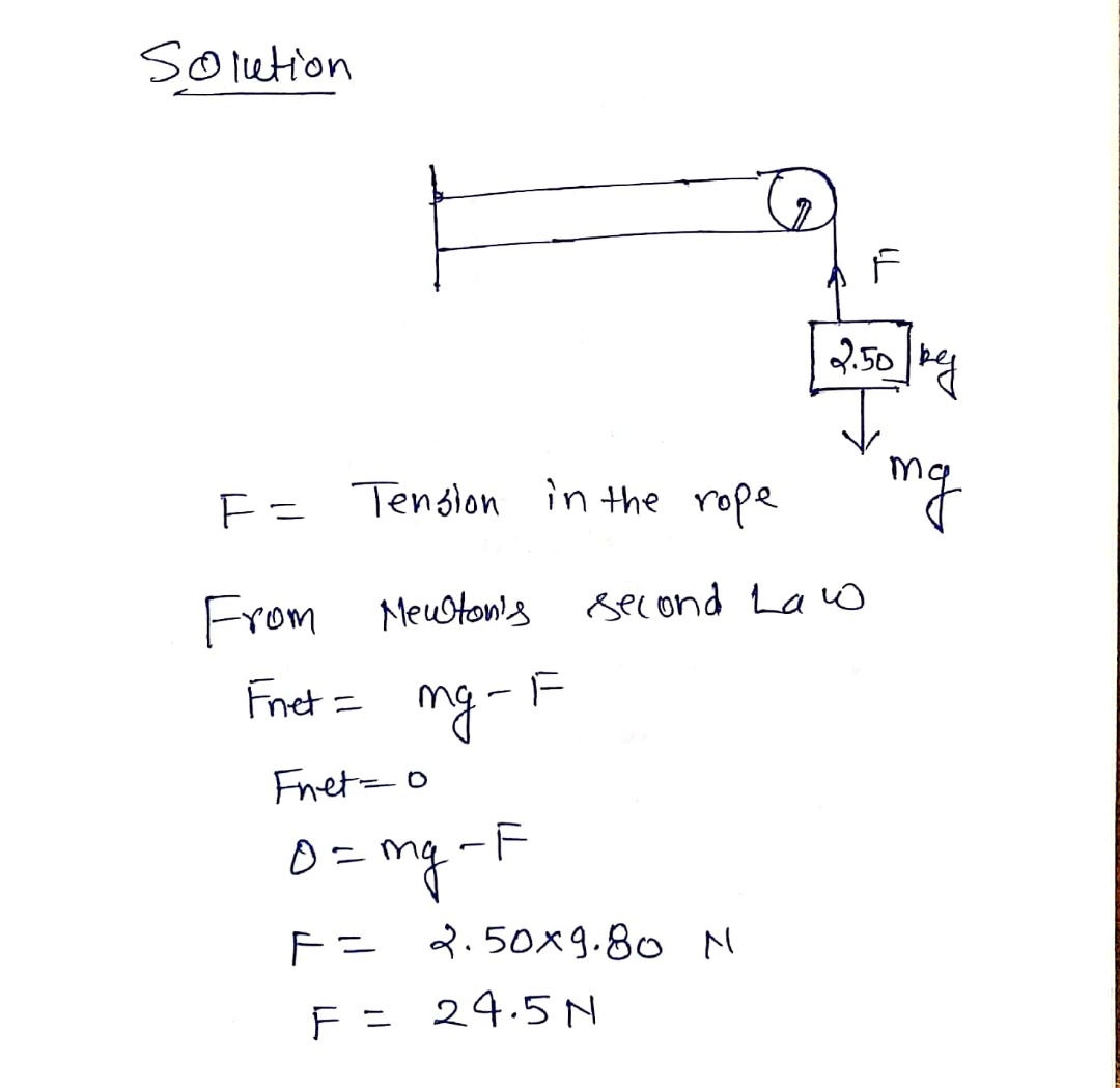 Answered: I One end of a horizontal rope is… | bartleby