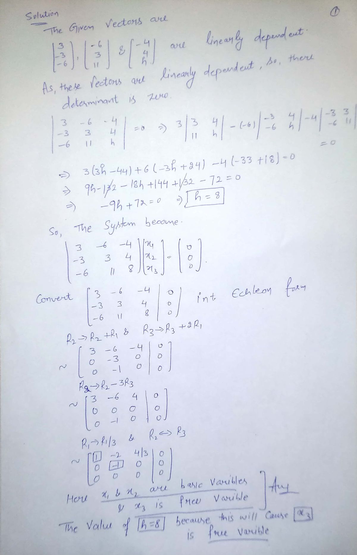 Advanced Math homework question answer, step 1, image 1