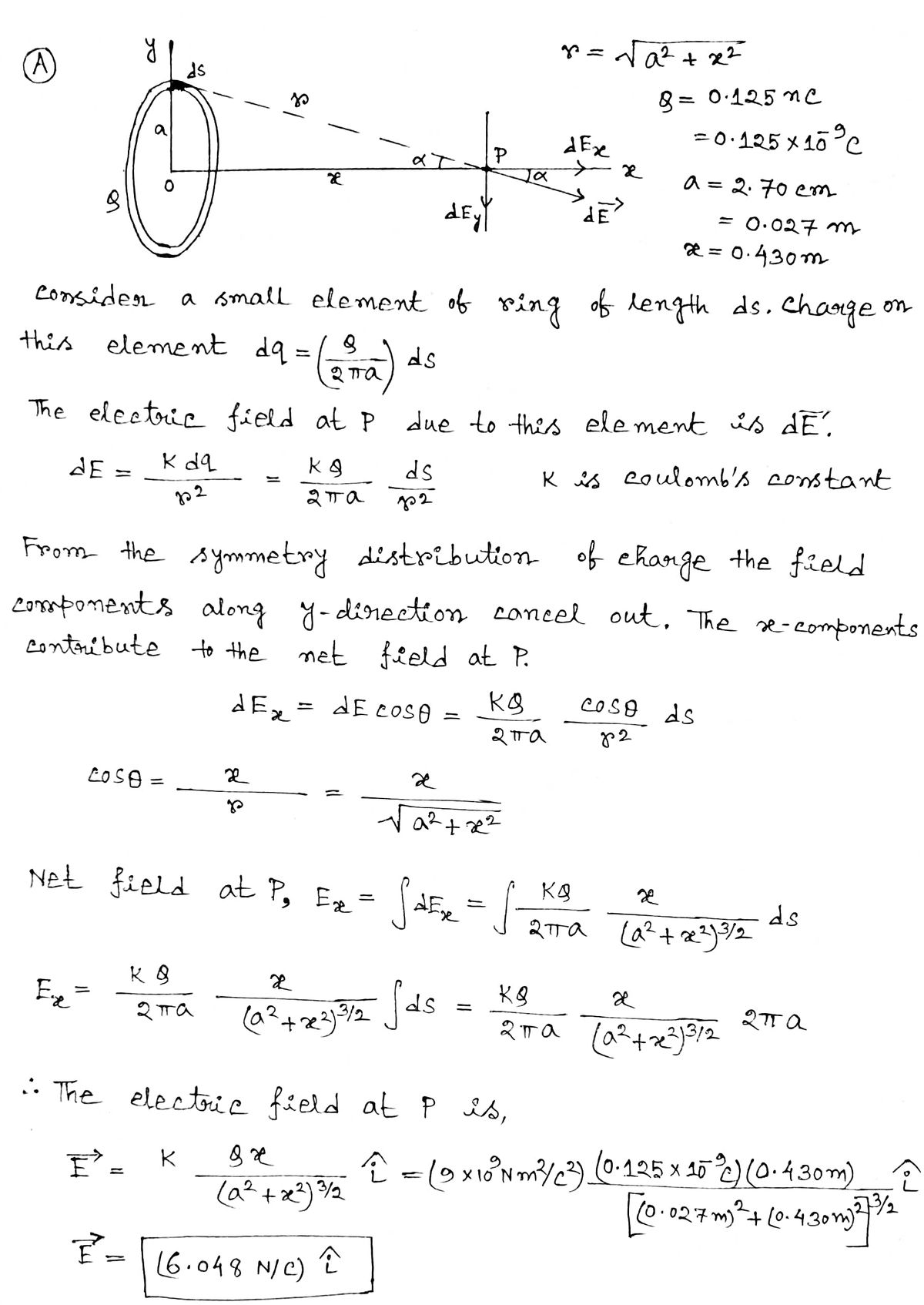 Physics homework question answer, step 1, image 1