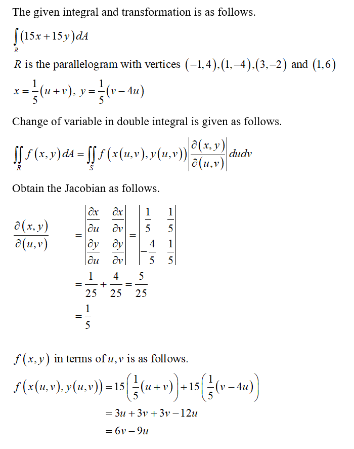 Answered Use The Given Transformation To Bartleby