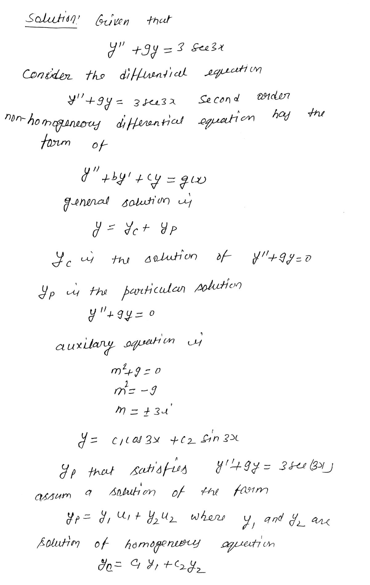 Advanced Math homework question answer, step 1, image 1