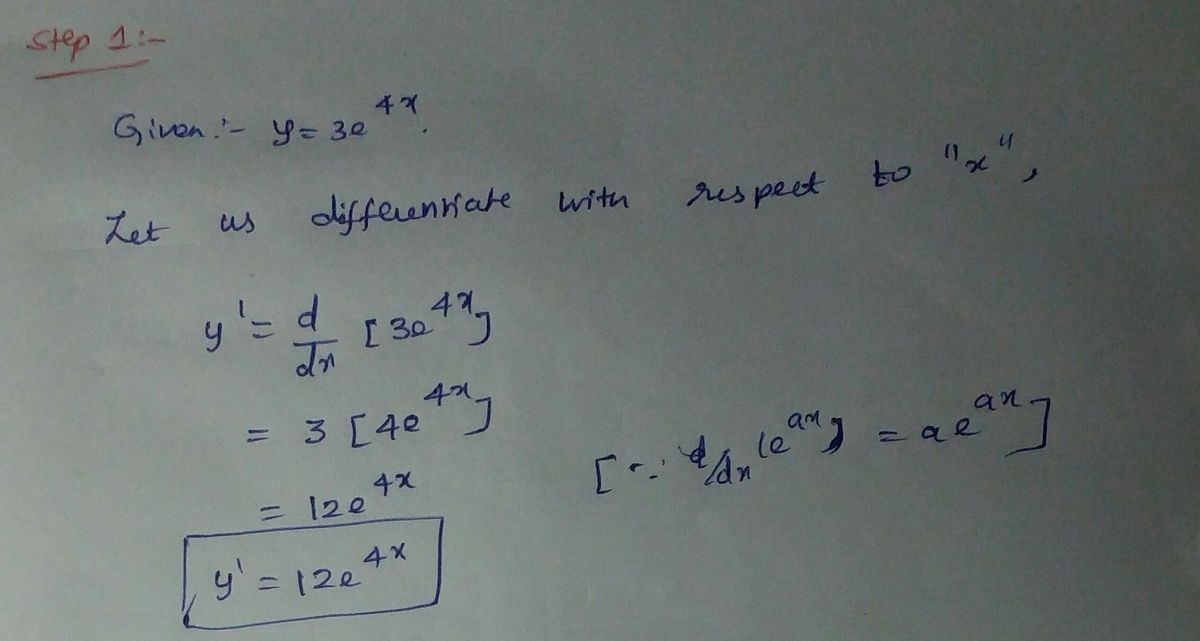 Calculus homework question answer, step 1, image 1