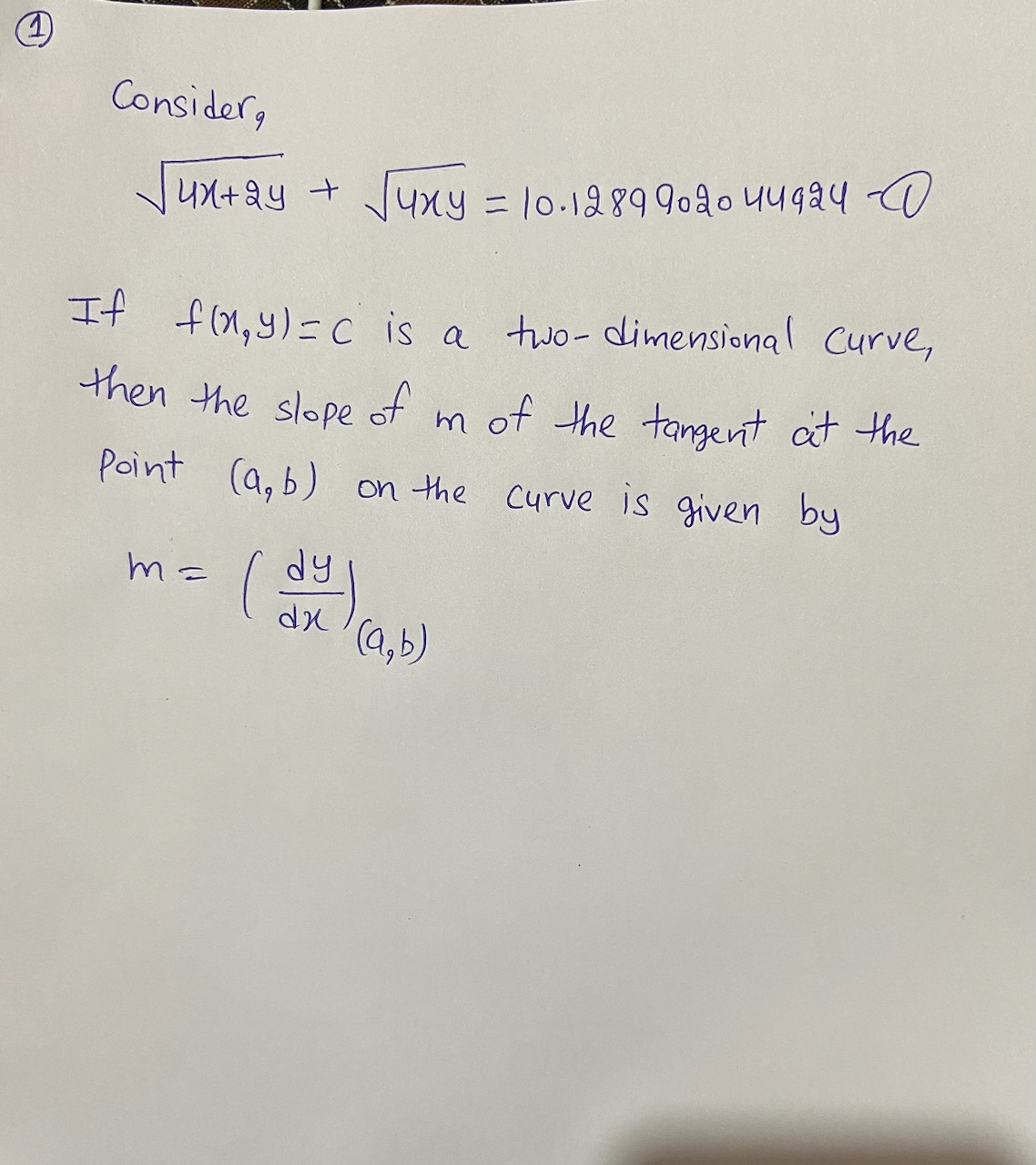 Advanced Math homework question answer, step 1, image 1