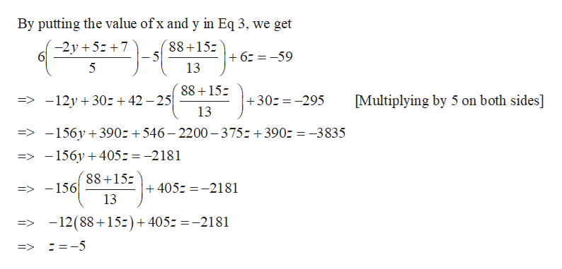 Answered Solve The Given System Of Equations Bartleby 7547