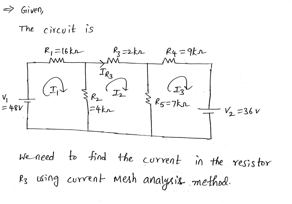 Electrical Engineering homework question answer, step 1, image 1