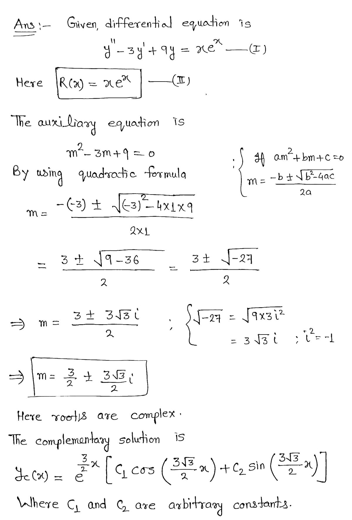 Advanced Math homework question answer, step 1, image 1