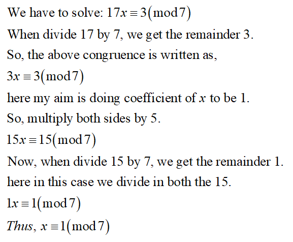 Answered Solve The Following Linear Congruence Bartleby 9262