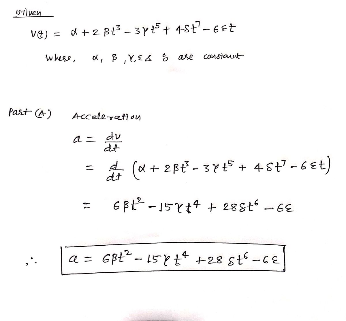 Physics homework question answer, step 1, image 1