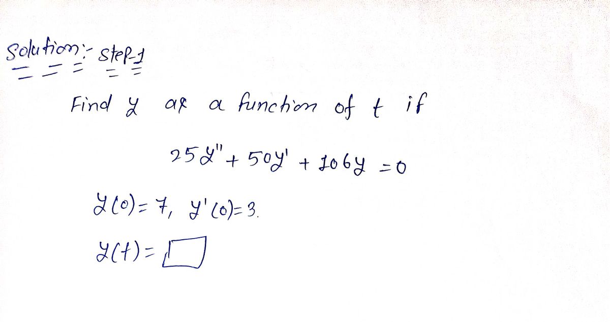 Calculus homework question answer, step 1, image 1