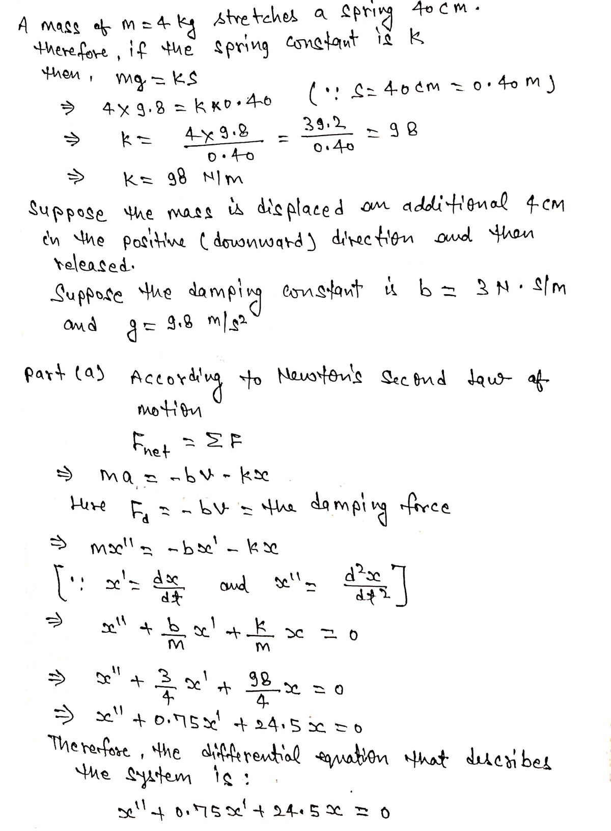 Advanced Math homework question answer, step 1, image 1