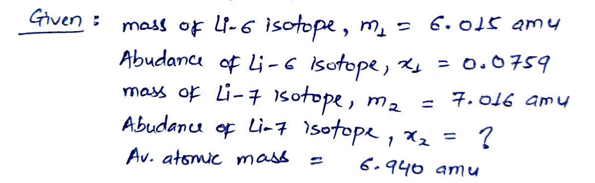 Chemistry homework question answer, step 1, image 1