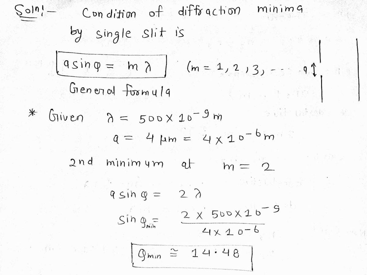 Physics homework question answer, step 1, image 1