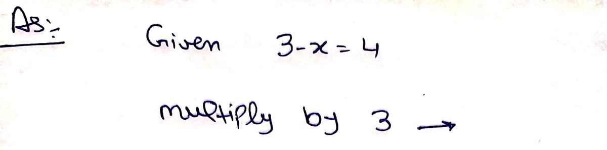 Algebra homework question answer, step 1, image 1