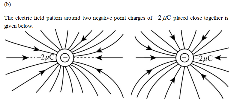 Answered A Sketch The Electric Field Pattern Bartleby