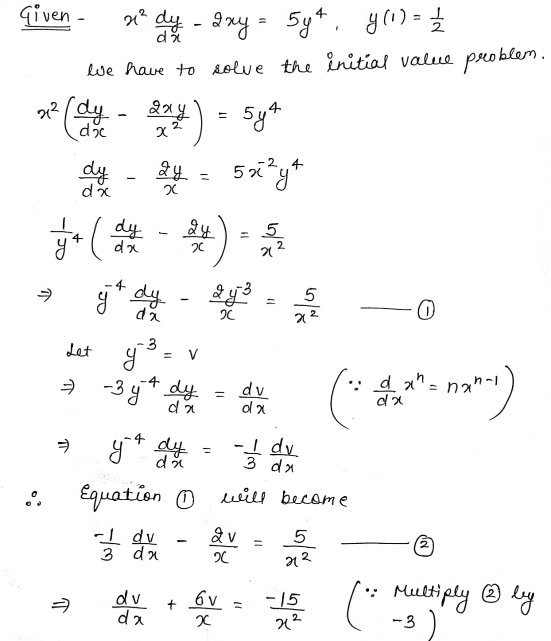 Advanced Math homework question answer, step 1, image 1