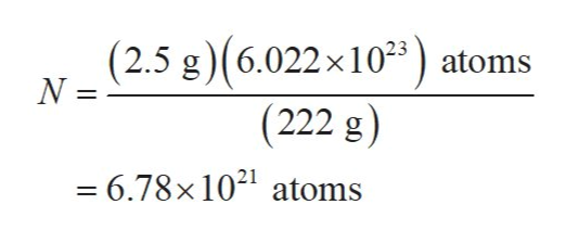 Answered: The half-life of radon is 3.8 days.… | bartleby