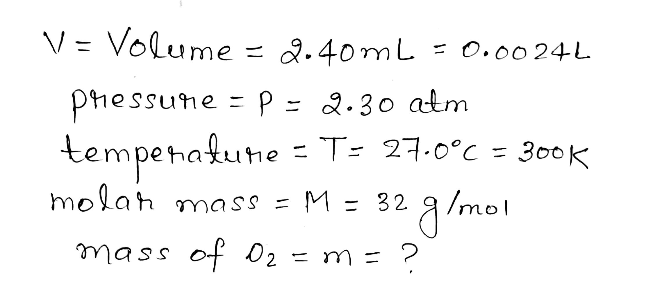 Chemistry homework question answer, step 1, image 1