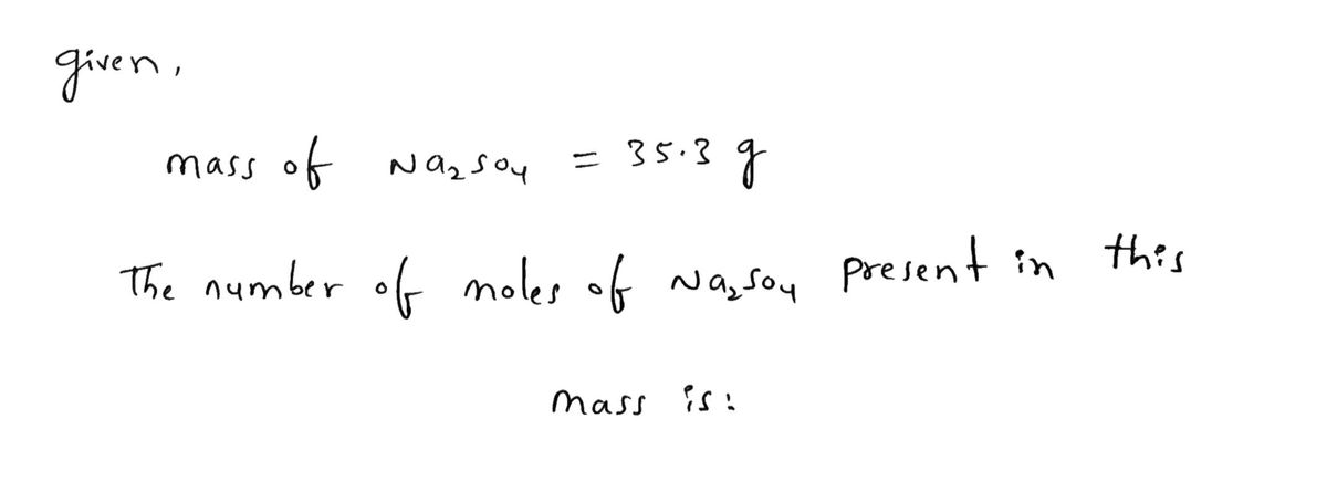 Chemistry homework question answer, step 1, image 1