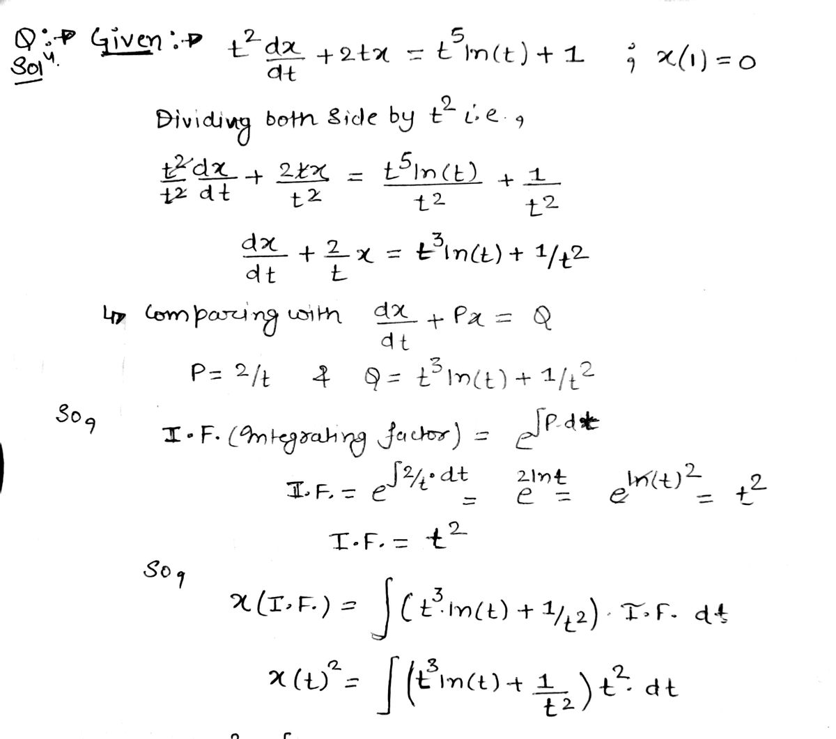 Calculus homework question answer, step 1, image 1