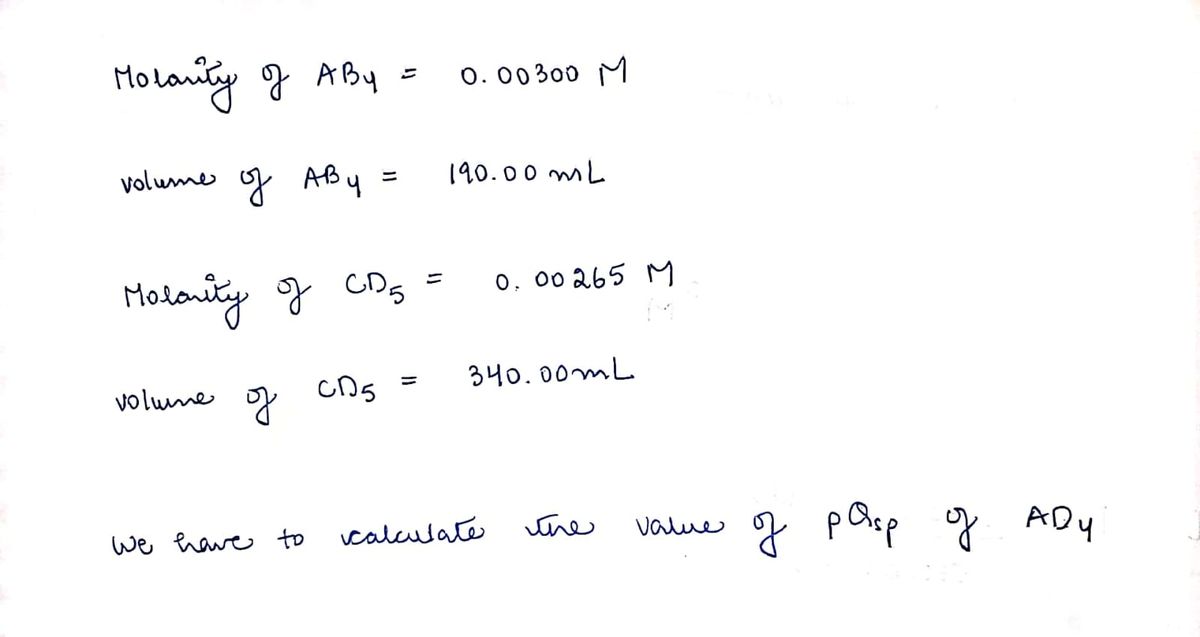 Chemistry homework question answer, step 1, image 1