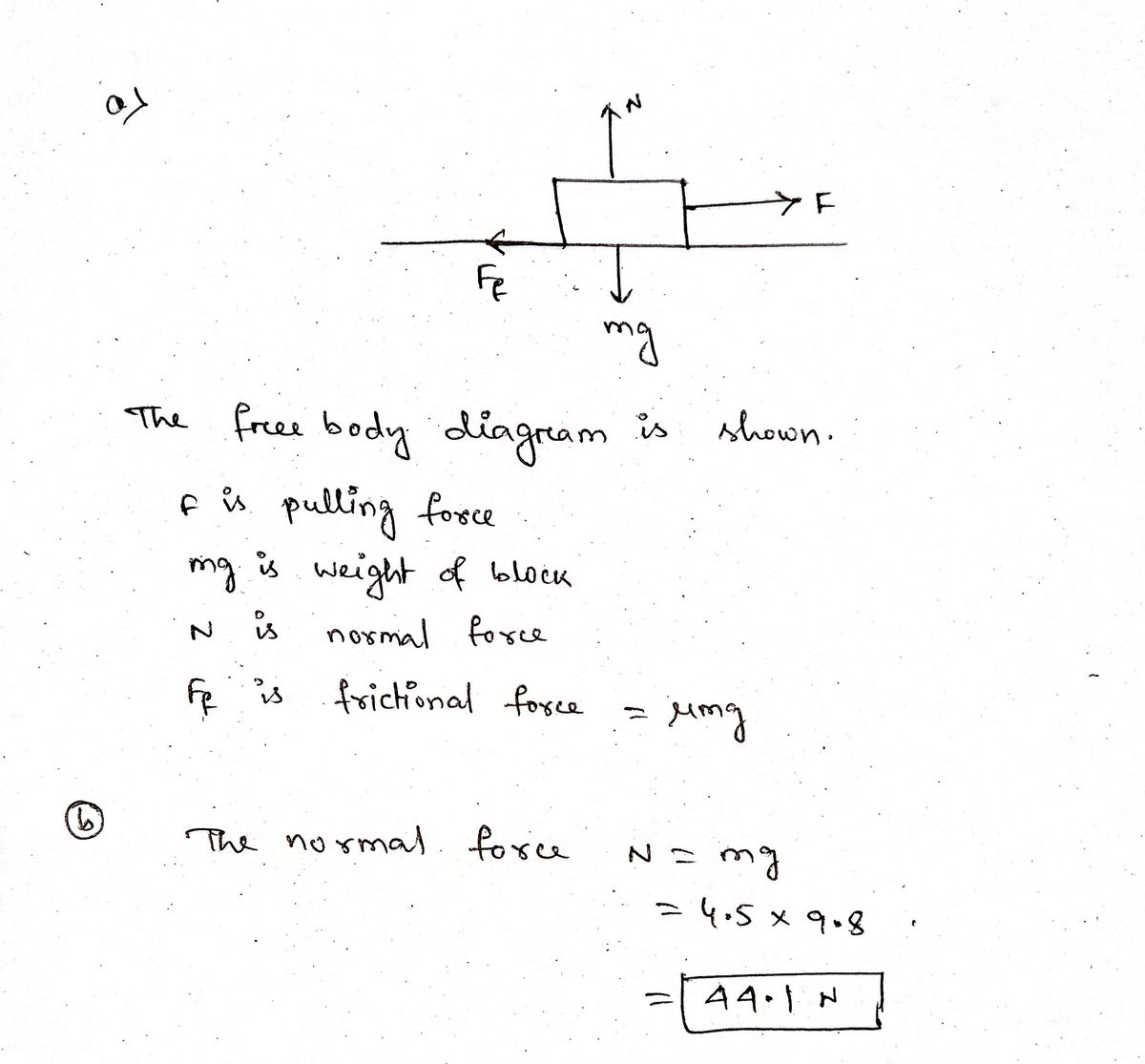 Physics homework question answer, step 1, image 1