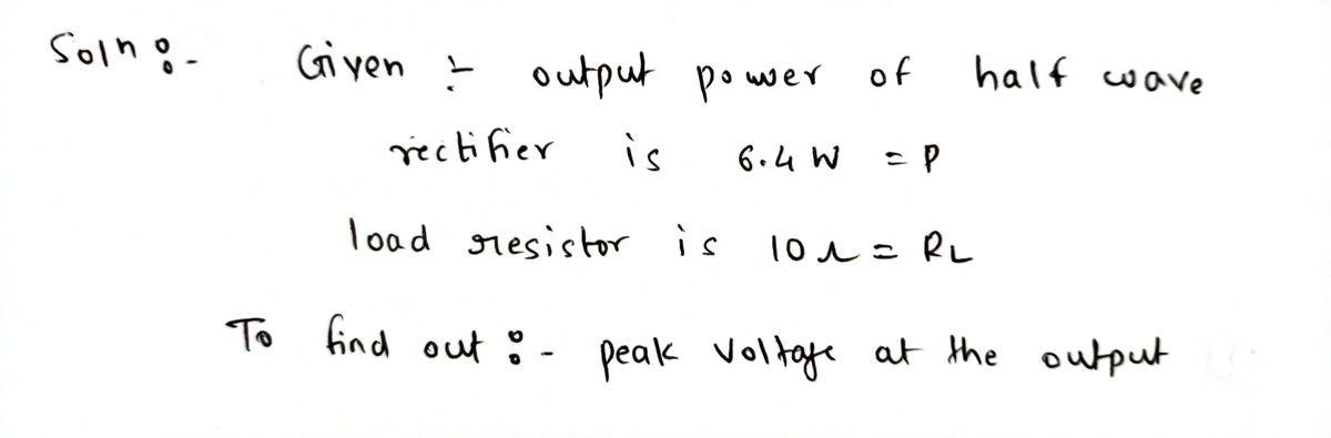 Electrical Engineering homework question answer, step 1, image 1