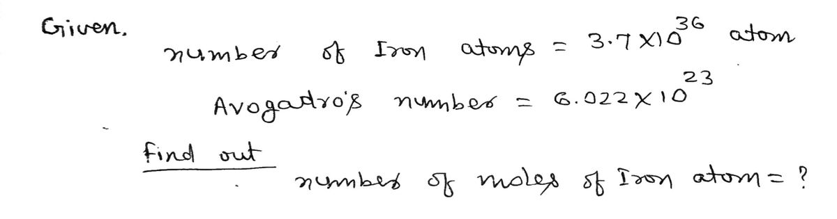 Chemistry homework question answer, step 1, image 1