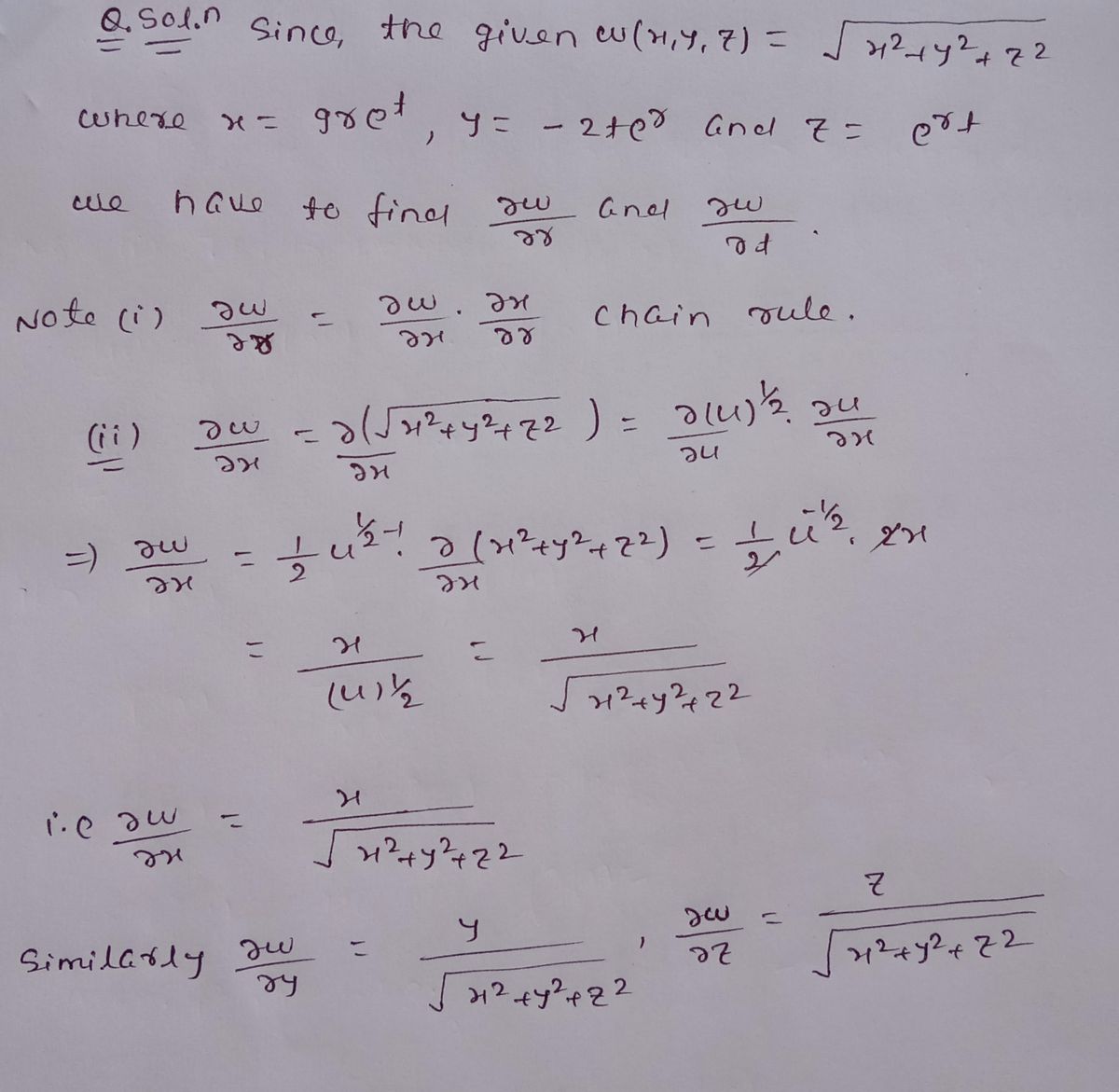 Calculus homework question answer, step 1, image 1