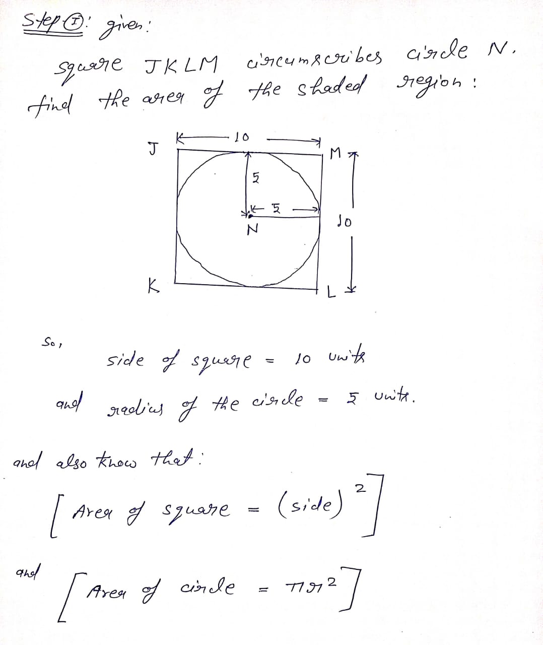 Geometry homework question answer, step 1, image 1