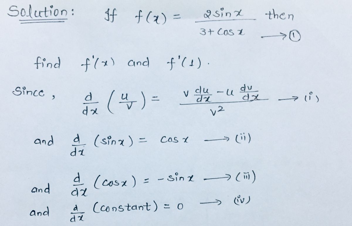 Calculus homework question answer, step 1, image 1