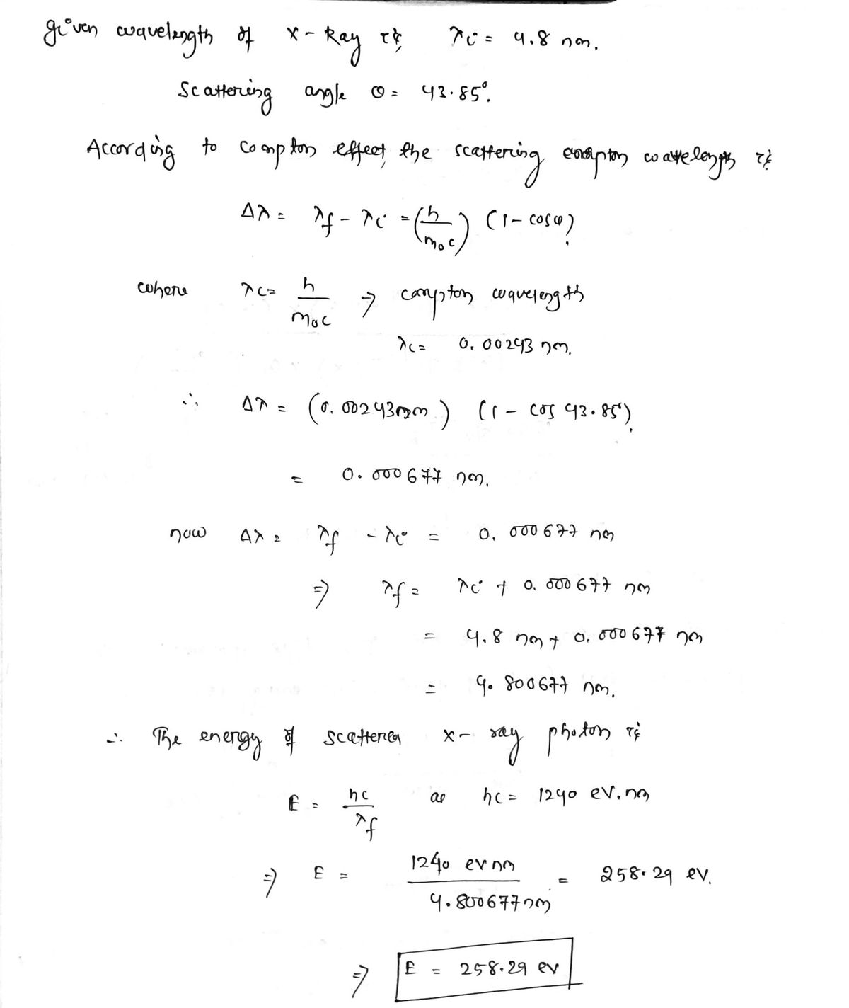 Advanced Physics homework question answer, step 1, image 1