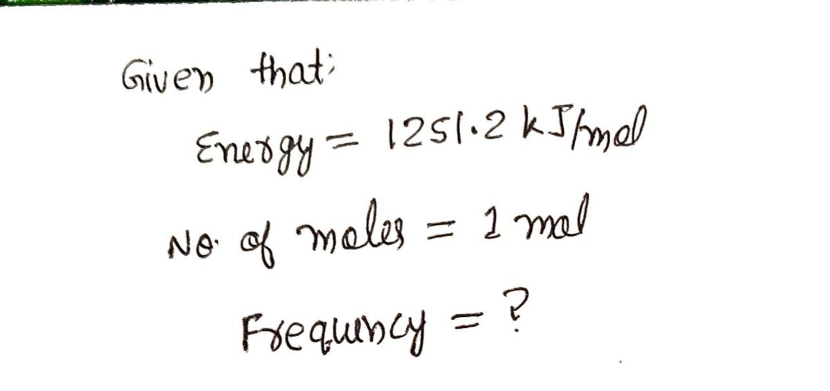 Chemistry homework question answer, step 1, image 1