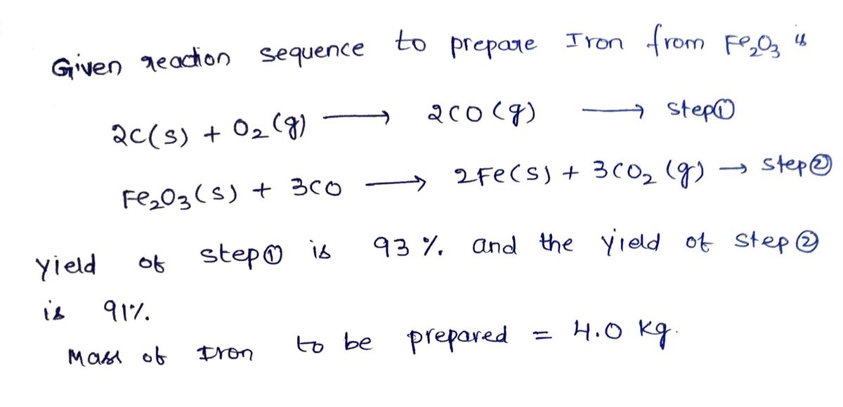 Chemistry homework question answer, step 1, image 1