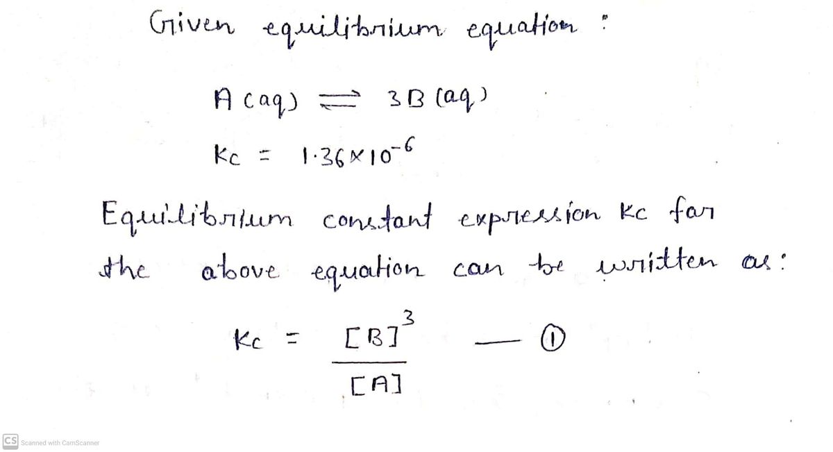 Chemistry homework question answer, step 1, image 1